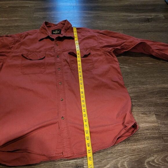 Bass Pro Shop Red Head Button Up Outdoor Shirt Mens Size XL - Picture 8 of 9